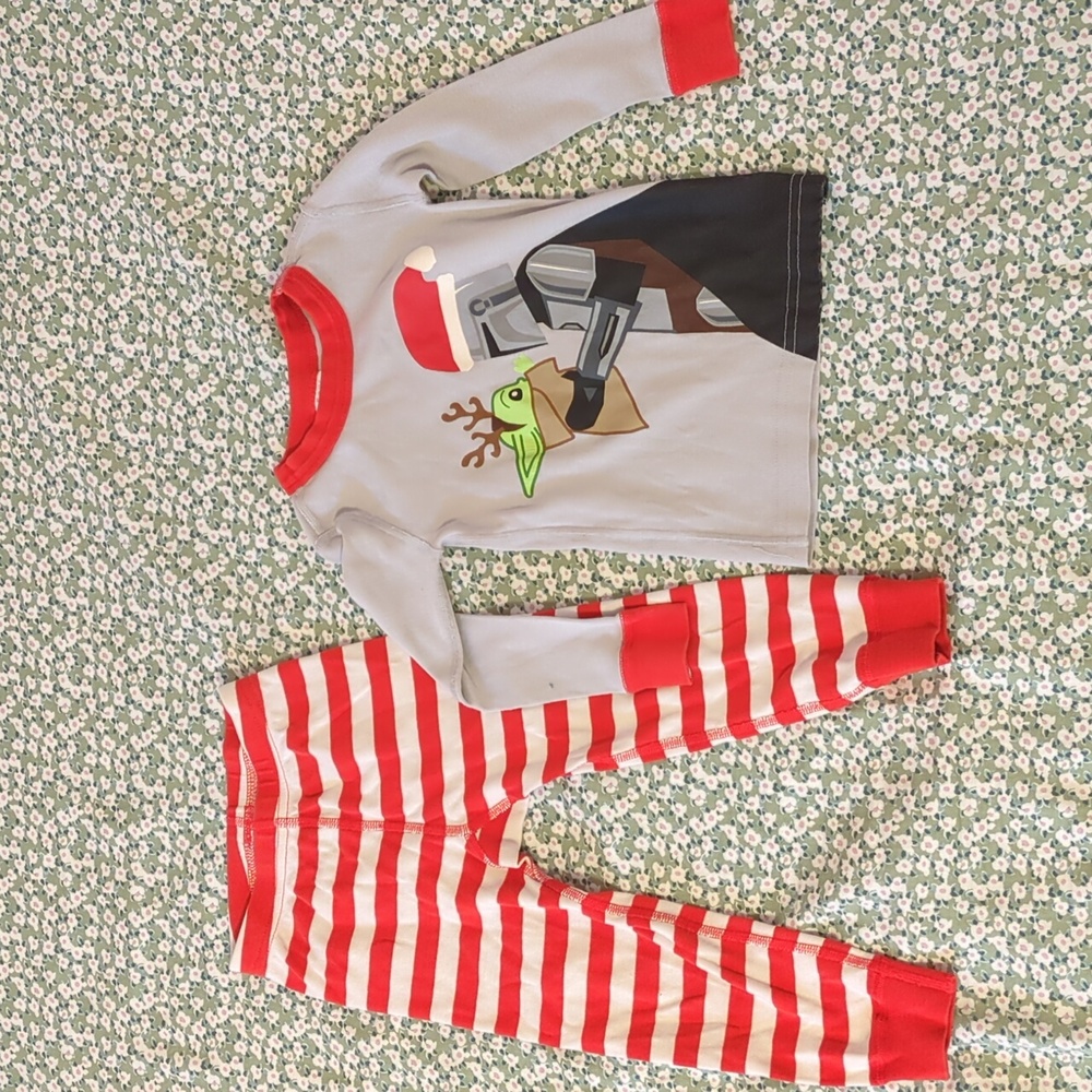 Hanna Andersson 3t Mandalorian long john pjs